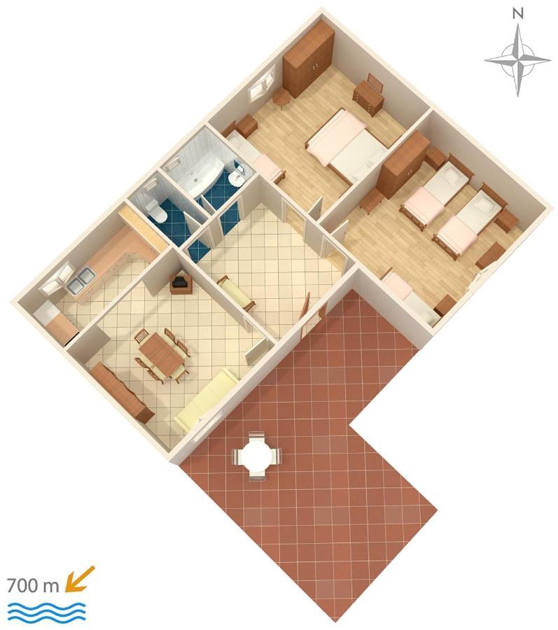Apartment Biograd Na Moru 5899A Zewnętrze zdjęcie